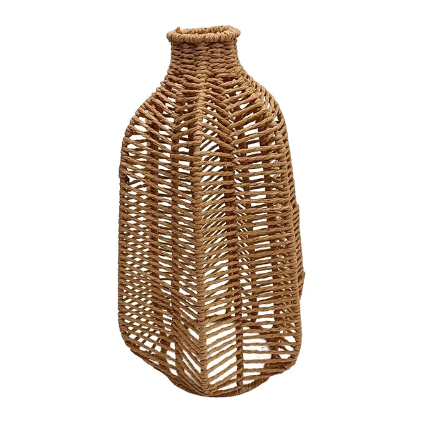 Effective Maxbell Handwoven Rope Lampshade Cover Livingroom Home Ornament Pendant Lamp Shades Crafted