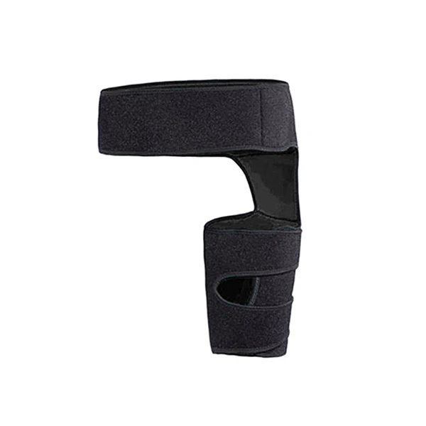 Stylish Maxbell Hip Brace Thigh Compression Sleeve for Hip Fleхоr Strain Men Women Both Legs Black Selected