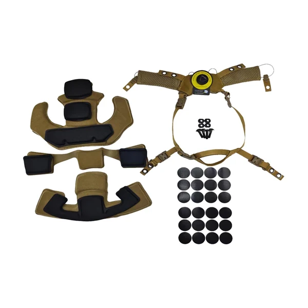 Refined Maxbell Hanging Helmet Lining Set Breathable Suspension System Sport Camping Hiking Yellow Traditional
