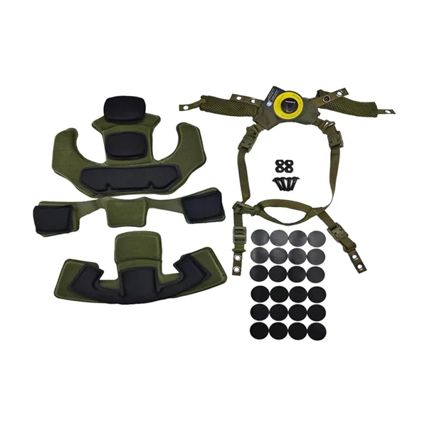 Carefully Designed Maxbell Hanging Helmet Lining Set Breathable Suspension System Sport Camping Hiking Green Verified