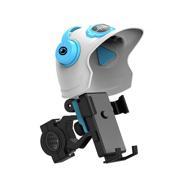Pure Maxbell Bike Phone Mount Holder with Sun Visor Universal Phone Clip for Bicycle White Handlebar Refined