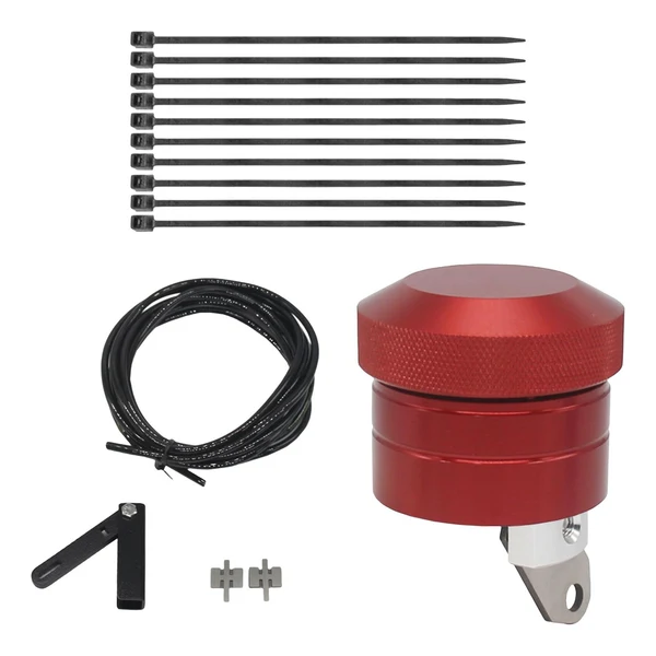 Breathable Maxbell Motorcycle Chain Oiler Universal Aluminum Motorbike Oil Cup Part Motor Oiler Red Dependable