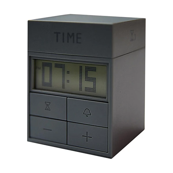 Smooth Maxbell Rotating Kitchen Timer LCD Display Alarm Clock for Kitchen Workout Classroom black Eco-Friendly