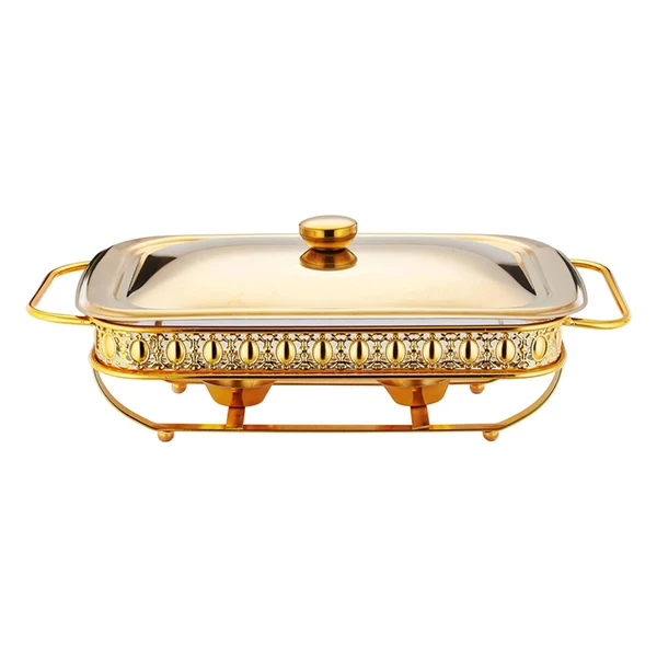 Solid Maxbell Stainless Steel Buffet Servers and Warmers for Soup Stock Pots Banquet Party Aureate Long-Lasting