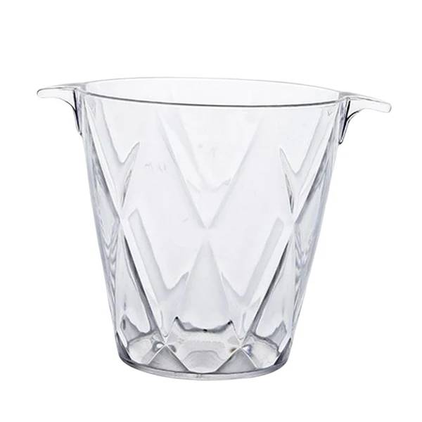Long-Lasting Maxbell Acrylic Ice Bucket Party Beverage Bin for zer Cocktail Bar Party Style B Recyclable