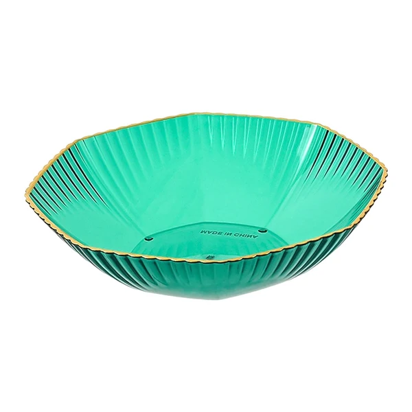 Reliable Maxbell Resin Serving Dish Wedding and Party Plates for Home Table Centerpiece Decor Green Classic