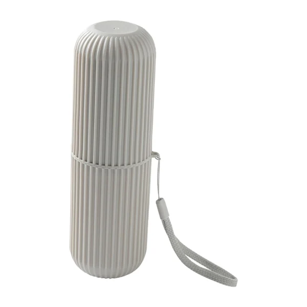 Healthy Maxbell Business Trips Wash Cup Holder Dustproof for School Outdoor Family Daily Use gray High-Performance