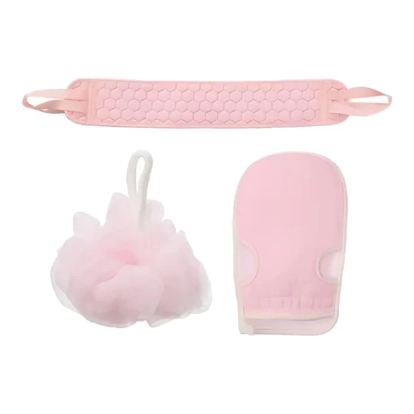 Enhanced Maxbell 3Pcs Gloves Shower Body Scrubbing Tool exfoliating towels Set for Gym Outside Responsible