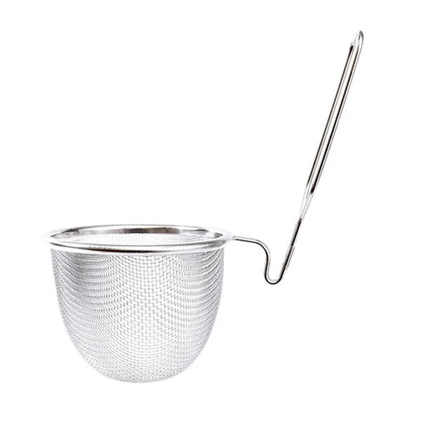 Clean Maxbell Mesh Spider Strainer with Handle Stainless Steel Strainer for Home Household Fashionable