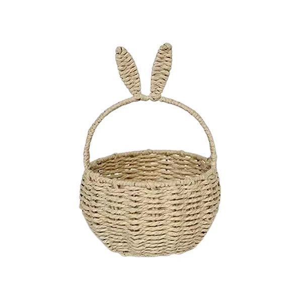 Trendy Maxbell Handmade Flower Planter Basket Romantic for Living Room Mother's Day Banquet Versatile
