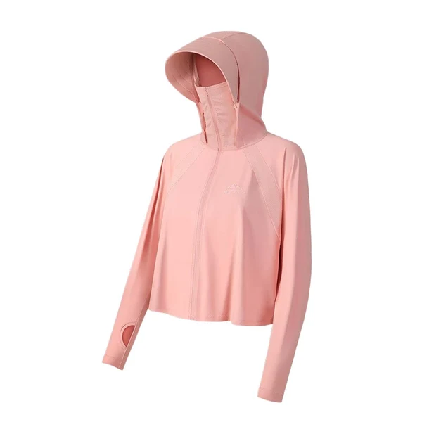 High-End Maxbell Long Sleeve Sun Shirts Sportswear Thin with Mask Quick Drying Fishing Hoodie Pink Advanced