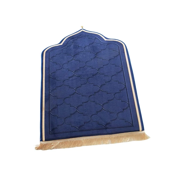 Stylish Maxbell Worship Mat Floor Carpet Thickened Floor Mat Prayer Mat for Wedding Travel Blue Large Powerful