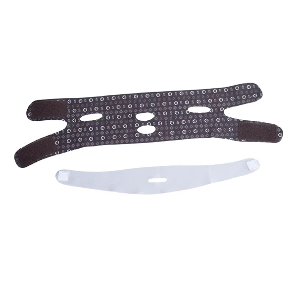 Reliable Maxbell Facial Slimming Bandage Elastic Massage Reusable Thin Face Bandage for Women Brown Relaxed