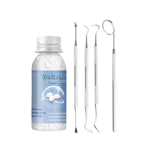Classic Maxbell Instant Teeth Repair Kit Halloween Cosplay Tool Tooth Repair Kit Natural