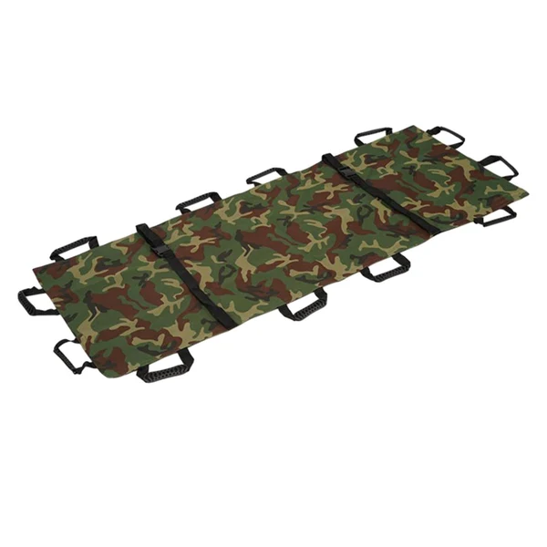 Safe Maxbell Folding Soft Stretcher with 12 Handles for Moving Lifting or Transfer Clinic Camouflage Outstanding
