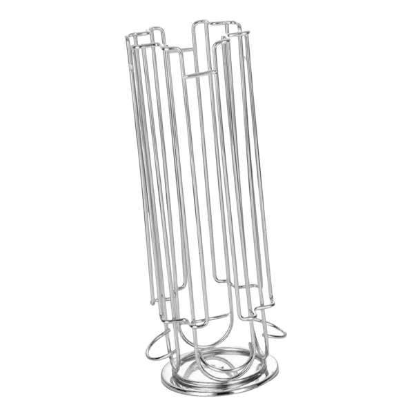 Proven Maxbell Capsules Storage Organiser Iron Space Saving Anti Scratch Rotating Wire Rack Argent Original