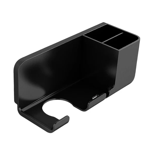 Soft Maxbell Bathroom Hair Dryer Rack Space saving Practical Hotel Hair Dryer Holder Upgrage Black Premium Material