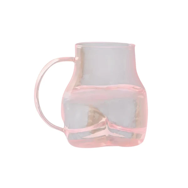Innovative Maxbell Beer Glass Large Traditional Classic Beer Gifts for Home Dining Bars Parties Pink handle High-Grade