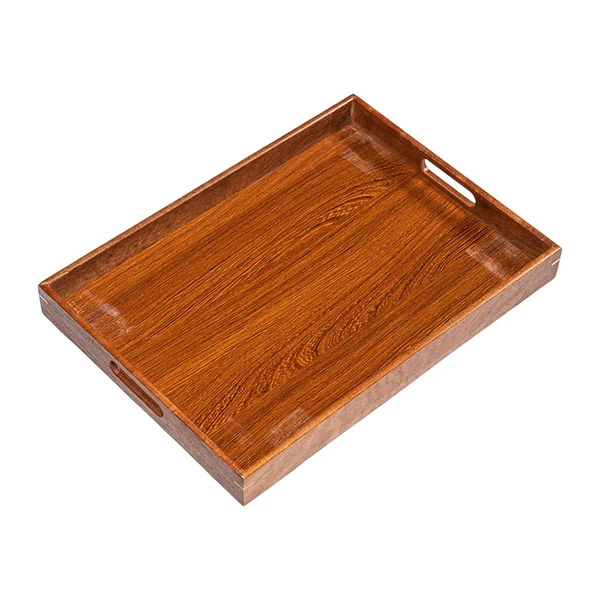 Dependable Maxbell Serving Tray Table tea Serving Tray for Living Room Restaurants tea trays L Environmentally Friendly