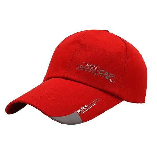 First-Class Maxbell Baseball Hat Unisex Sports Sun Hats Adjustable Size for Running Hiking Beach Red Specialty