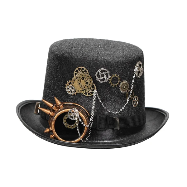 Solid Maxbell Steampunk Top Hat Gothic Punk Adult Costume for Masquerade Cosplay Halloween 58-59cm Luxury