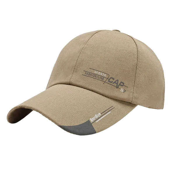 Exceptional Maxbell Baseball Hat Unisex Sports Sun Hats Adjustable Size for Running Hiking Beach Khaki Trendy