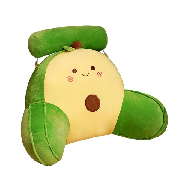 Detailed Maxbell Cute Pillow Plush Cute Cartoon Soft Sofa Bed Cushion Home Decoration M Avocado Premium