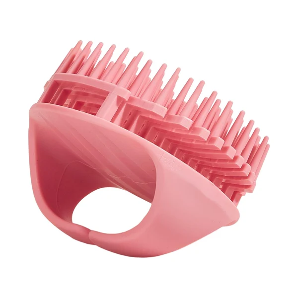 Elegant Maxbell Scalp Massager Portable Hair Shower Brush Hair Washing Comb for Hair Washing Pink Crafted
