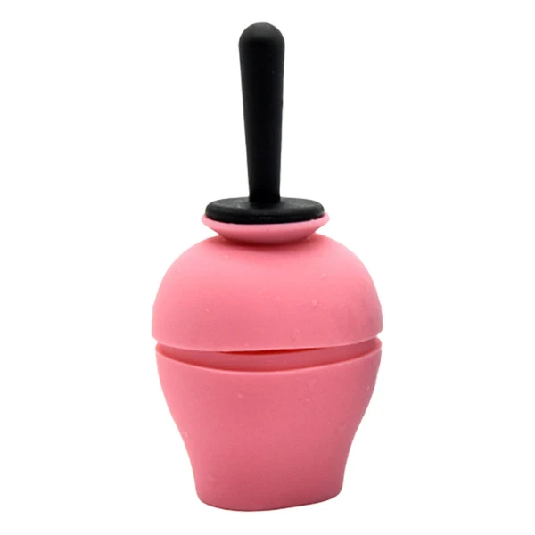 Recyclable Maxbell Handheld Face Ice Roller Beauty Ice Facial Roller Durable Practical Portable Pink Green