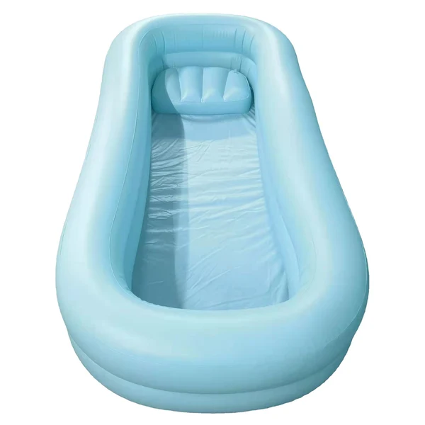 Practical Maxbell Inflatable Bathtub Shower Bath Basin Inflatable Adult Bath Tub for Men Women User-Friendly