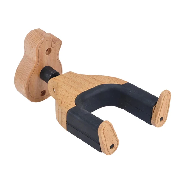 First-Class Maxbell Guitar Hanger Wall Mount Detachable Multifunction Guitar Display Guitar Hook Wood color Fast