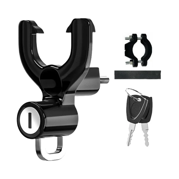Long-Lasting Maxbell Motorcycle Helmet Lock Hook Waterproof Anti Rust Easy Installation Universal Style D Practical