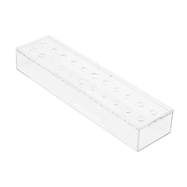 Practical Maxbell Acrylic Flower Vase Rectangular Long Rectangle Vase for Bedroom Home Desktop No Light Exclusive