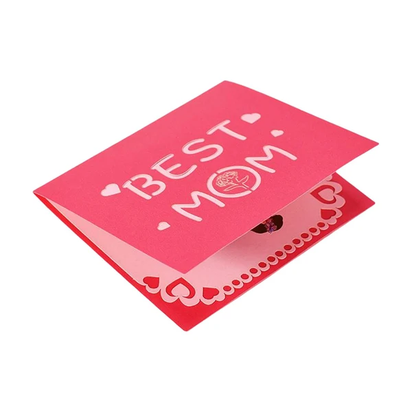 Convenient Maxbell Popup Mother's Day Card Creative Popup Cards for Festival Birthday New Year Reliable