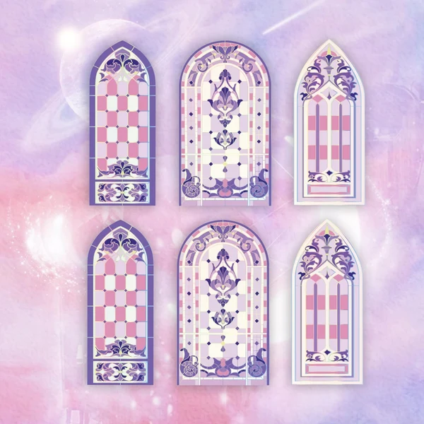 Efficient Maxbell Maxbell Window Stickers for Journaling DIY for Card Making Diary Collage Arts Crafts Palace Excellent