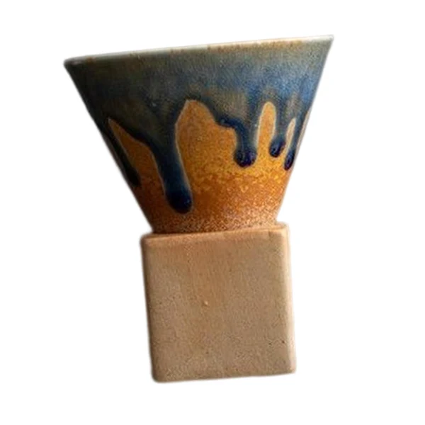 First-Class Maxbell Coffee Mug Ceramic Traditional Espresso Mugs for restaurants Cafe Bar Kitchen Blue Trendy