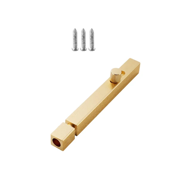 Organic Maxbell Door Latch Sliding Lock Barrel Bolt Latch for Interior and Outdoor Yard 120mm Aureate Healthy
