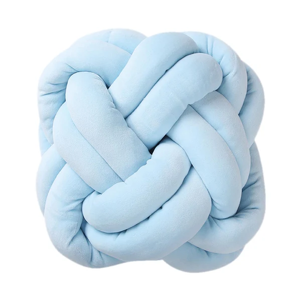 Minimalist Maxbell Chunky Yarn Crocheting Blankets DIY Jumbo Yarn for Throw Pillow Rugs Crochet Blue Solid
