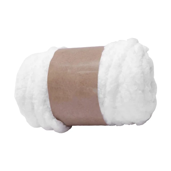 Enhanced Maxbell Thick Chunky Yarn Hand Knitting DIY Weight Yarn for Throw Rug Making Weaving white Convenient