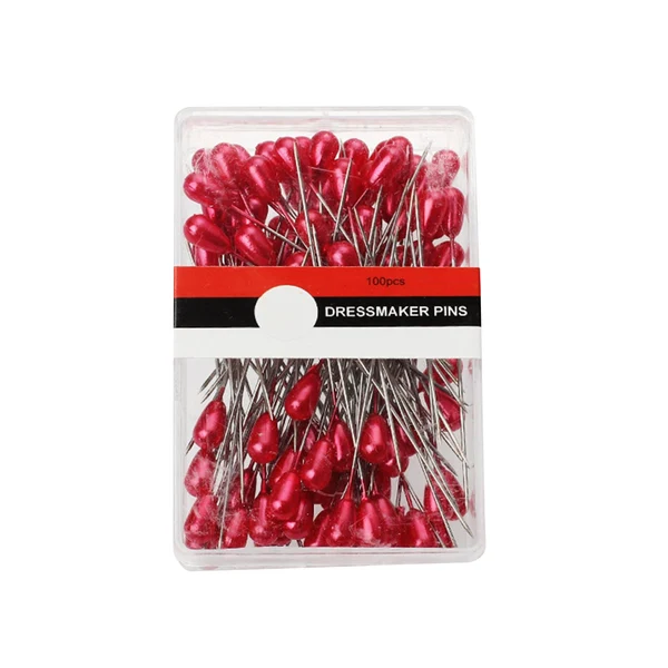 Sophisticated Maxbell 1500x Straight Pins Locating with Box Sewing Pins for Dressmaker DIY Project red Reliable