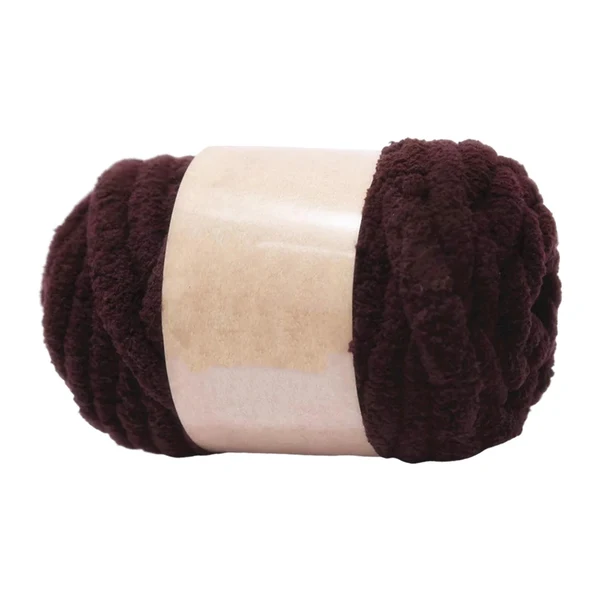 Elegant Maxbell Thick Chunky Yarn Hand Knitting DIY Weight Yarn for Throw Rug Making Weaving coffee Expertly Made