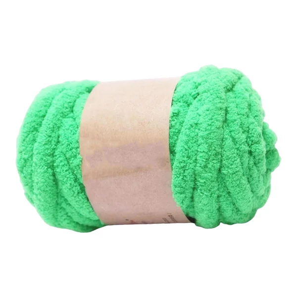 Lightweight Maxbell Thick Chunky Yarn Hand Knitting DIY Weight Yarn for Throw Rug Making Weaving green Dependable