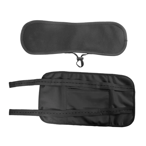 Fine Crafted Maxbell Castor Oil Pack Compress Adjustable Flannel Anti Oil Leak for Waist and Neck Black Button Strap Next-Generation