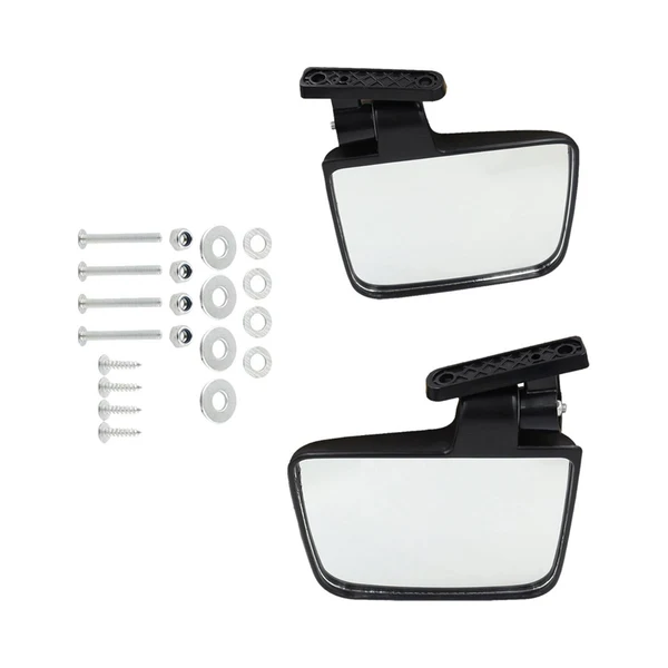 Smart Maxbell Universal Golf Cart Side View Mirrors Impact Resistant Mirror Face 7x5.3inch Original