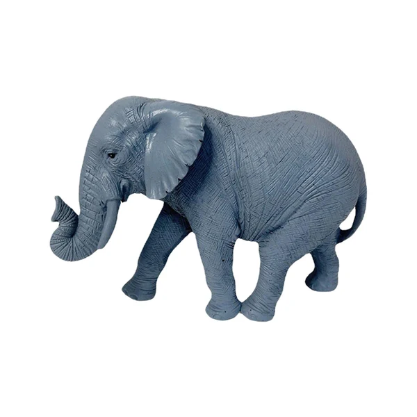 Efficient Maxbell Elephant Statue Table Resin Elephant Figurine for Shelf Holidays Desktop Gray Carefully Designed
