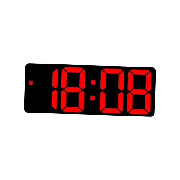 Smart Digital Wall Clock Desk LED Desktop Alarm Clock for Living Room Adult Office Red Environmentally Friendly