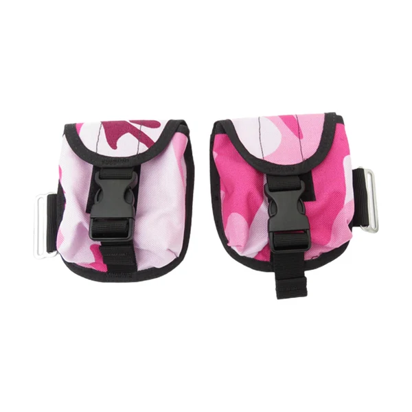 Classic Maxbell Diving Weight Pocket Nylon 2kg for Outdoor Activities Diving Snorkeling pink camouflage Exceptional