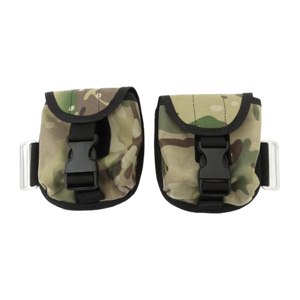 Fine Maxbell Diving Weight Pocket Nylon 2kg for Outdoor Activities Diving Snorkeling camouflage Convenient