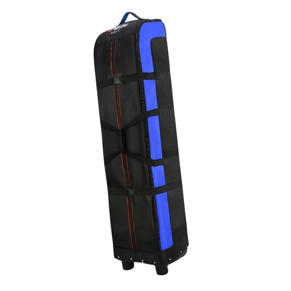 Fashionable Maxbell Golf Travel Bags with Wheel Universal Detachable Folding Waterproof Club Bag black blue Classic