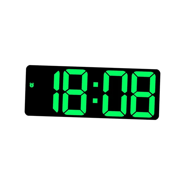 Contemporary Digital Wall Clock Desk LED Desktop Alarm Clock for Living Room Adult Office Green Next-Generation